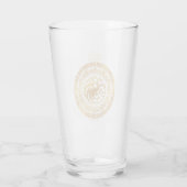 Golden Targaryen Crest Glas (Achterkant)