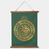 Golden Targaryen Crest Hangend Wandkleed (Voorkant)