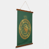 Golden Targaryen Crest Hangend Wandkleed (Gebogen)