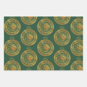 Golden Targaryen Crest Inpakpapier Vel (Voorkant)