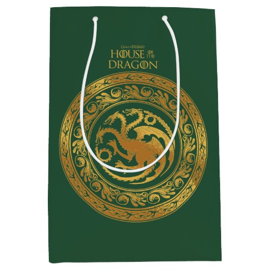 Golden Targaryen Crest Medium Cadeauzakje (Voorkant)
