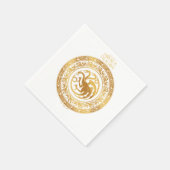 Golden Targaryen Crest Servet (Hoek)