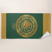 Golden Targaryen Crest Strandlaken (Voorkant)