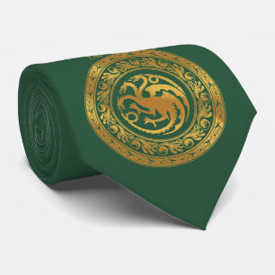 Golden Targaryen Crest Stropdas