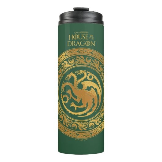 Golden Targaryen Crest Thermosbeker (Voorkant)