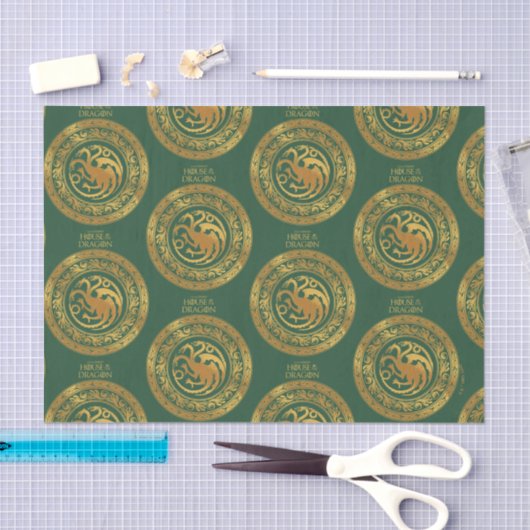 Golden Targaryen Crest Tissuepapier (Craft)
