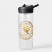 Golden Targaryen Crest Waterfles (Links)