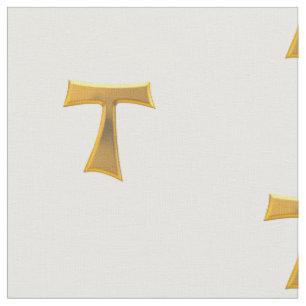Golden Tau Symbol Fabric Stof