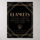 Golden  te hebben en te houden Drink teken Poster (Voorkant)