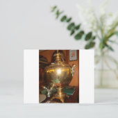  Golden Tea Pot Wall Art & Print Briefkaart (Staand voorkant)