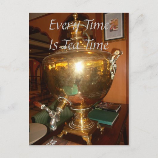 Golden Tea Pot Wall Art & Print Briefkaart (Voorkant)