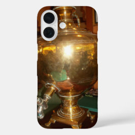  Golden Tea Pot Wall Art & Print iPhone 16 Hoesje