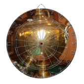 Golden Tea Pot Wall Art & Print Dartbord (Voorkant)