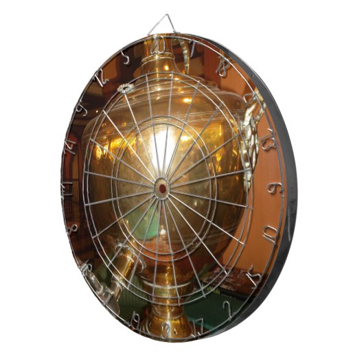 Golden Tea Pot Wall Art & Print Dartbord (Voorkant Rechts)