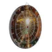 Golden Tea Pot Wall Art & Print Dartbord (Voorkant Links)