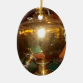  Golden Tea Pot Wall Art & Print Keramisch Ornament (Voorkant)