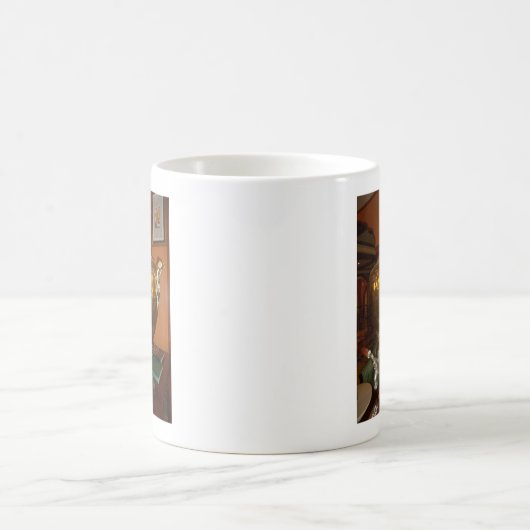 Golden Tea Pot Wall Art & Print Koffiemok (Center)