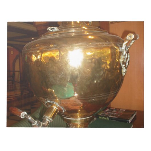  Golden Tea Pot Wall Art & Print Notitieblok (Voorkant)