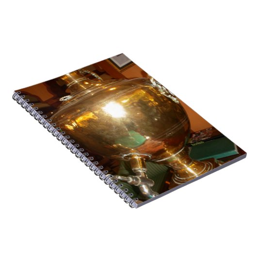 Golden Tea Pot Wall Art & Print Notitieboek (Rechterzijde)