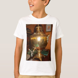 Golden Tea Pot Wall Art & Print T-shirt