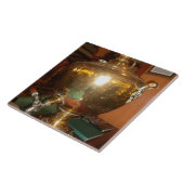  Golden Tea Pot Wall Art & Print Tegeltje (Zijkant)