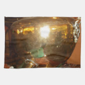  Golden Tea Pot Wall Art & Print Theedoek (Horizontaal)