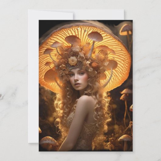 Golden Teacher Goddess Feestdagenkaart (Voorkant)