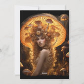 Golden Teacher Goddess Feestdagenkaart (Achterkant)