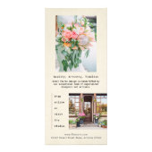 Golden Tear Fowers Creative Marketing Rack Kaart (Achterkant)