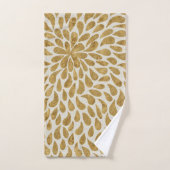 Golden Teardrops Retro Art Deco Bathroom Towelen Bad Handdoek (Handdoek)