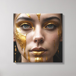 Golden Tears Canvas Afdruk