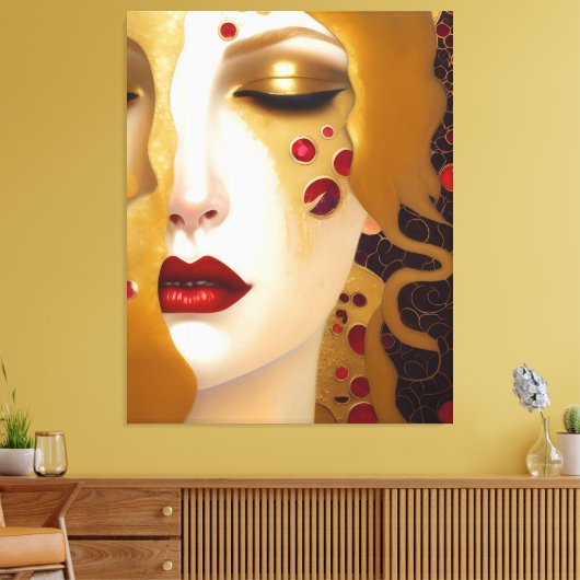 Golden Tears (Freya's Heartache) serie 2 Canvas Afdruk (Insitu (Woonkamer))