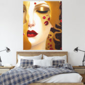 Golden Tears (Freya's Heartache) serie 2 Canvas Afdruk (Insitu (Slaapkamer))