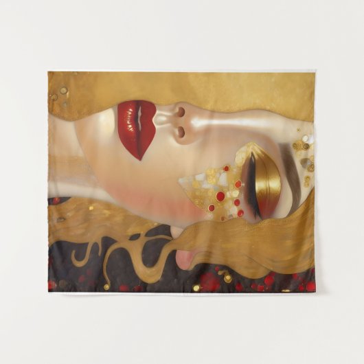 Golden Tears (Freya's Heartache) serie 2 Wandkleed (Voorkant (horizontaal))