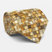 Golden Tegel Disco Stropdas (Opgerold)