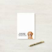 Golden tegen Wife Post-It Notes (Op bureau)