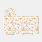 Golden Tempels Chinoiserie Favor Box Bedankdoosjes (Uitgevouwen)