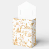 Golden Tempels Chinoiserie Favor Box Bedankdoosjes (Geopend)