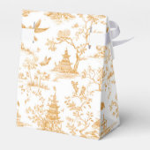Golden Tempels Chinoiserie Favor Box Bedankdoosjes (Achterkant)