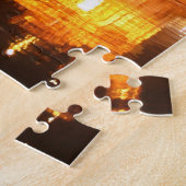 Golden Temple Amritsar Noord-India bij nacht Legpuzzel (Zijkant)