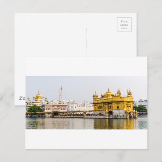 Golden Temple Briefkaart (Voorkant / Achterkant)