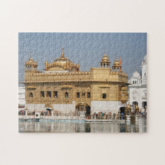 Golden Temple Harmandir Sahib Amritsar Noord-India Legpuzzel (Horizontaal)