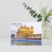 Golden Temple India Toerisme Reizen Toevoegen aan Briefkaart (Staand voorkant)