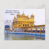 Golden Temple India Toerisme Reizen Toevoegen aan Briefkaart (Voorkant)
