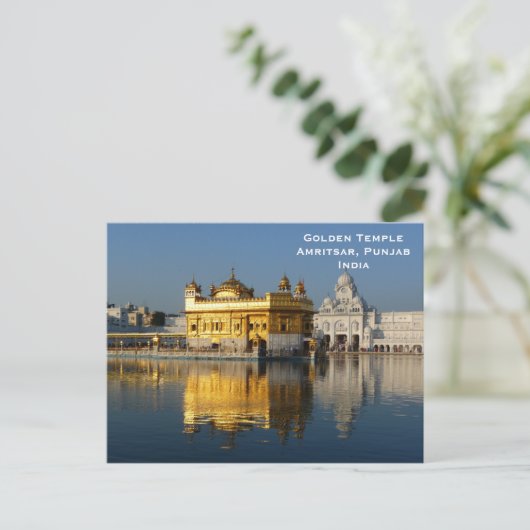 Golden Temple India  Toerismereis Voeg toe Briefkaart (Staand voorkant)