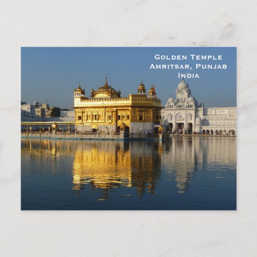 Golden Temple India  Toerismereis Voeg toe Briefkaart (Voorkant)