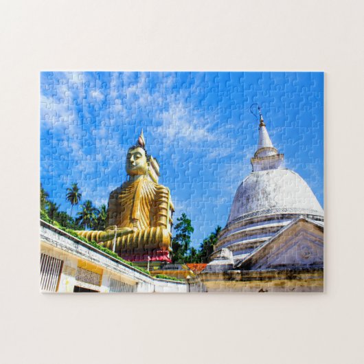 Golden Temple Sri Lanka. Legpuzzel (Horizontaal)