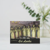 Golden Temple van Dambulla Sri Lanka Briefkaart (Staand voorkant)