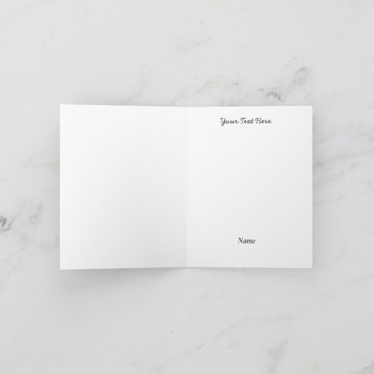 Golden Tennis Racket en Ball Outline Card Kaart (Binnen)