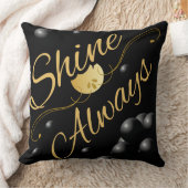 Golden Text Zonnestelsel Ontwerp Kussen (Deken)